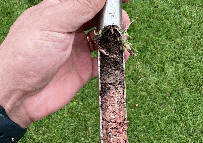 Soil testing before laying sod